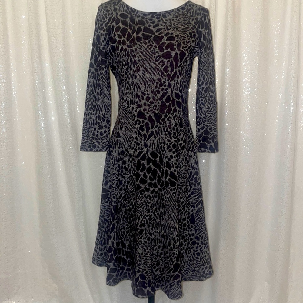 Leota Circle Dress 3/4 Sleeve Sweater Dress